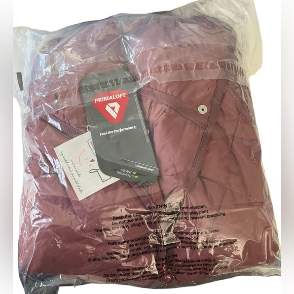 Free People Chill Out Packable Puffer Poncho Scarf One Size - Picture 14 of 14